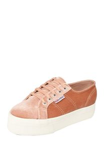 Superga, Damen Sneaker '2790 Velvetpolyw', Rostbraun / Pfirsich