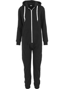 Urban Classics, Damen Jumpsuit, Schwarz / Weiß
