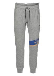 Reebok, Herren Jogginghose, Blau / Gelb / Graumeliert