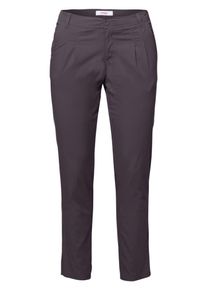 sheego Casual, Damen Luftige Chinohose, Dunkelgrau