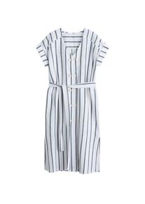 Mango, Damen Kleid 'loro-h', Blau / Weißmeliert