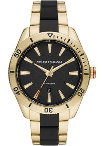 Armani Exchange, Damen Quarzuhr 'AX1825', Gold / Schwarz