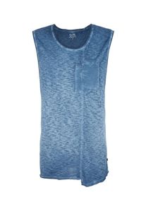 Q/S Designed By, Herren Tanktop mit Front Pocket, Himmelblau