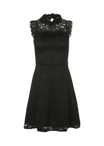 Wal G., Damen Cocktailkleid mit Spitze, Schwarz