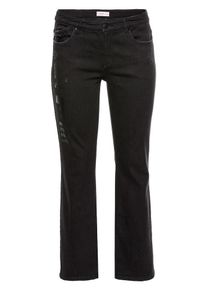 sheego Denim, Damen Jeans, Schwarz