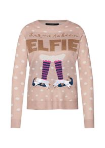 Véro Moda VERO MODA, Damen Pullover 'ALFIE', Nachtblau / Braun / Rosé / Neonpink / Weiß