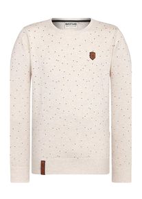 Naketano, Herren Pullover, Creme / Schwarz