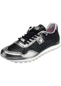 CETTI, Damen Sneakers, Schwarz / Silber