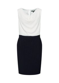 Esprit Collection, Damen Kleid, Navy / Weiß