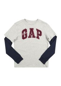 GAP, Longsleeve 'ARCH', Navy / Grau / Dunkelrot