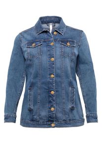 sheego Denim, Damen Jacke, Blue Denim