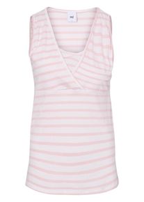 MAMALICIOUS, Damen Bluse, Altrosa / Weiß