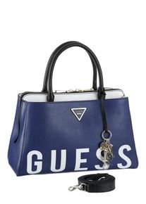 Guess, Damen Tasche 'Maddy Girlfriend', Navy / Schwarz / Weiß
