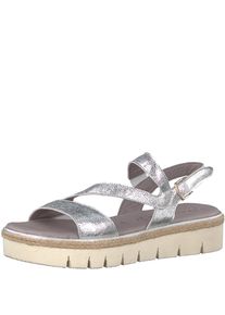 Tamaris, Damen Plateau Sandalette, Silber