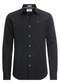 Tommy Jeans, Herren Hemd 'JM', Schwarz