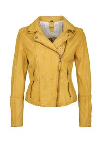 Gipsy, Damen Lederjacke 'Neni S19 LNUV', Gelb