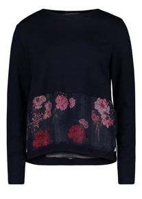 BETTY & CO Betty & Co, Damen Sweatpullover im Layer Look, Nachtblau