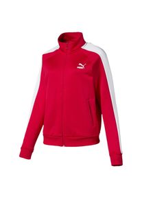 Puma, Damen Trainingsjacke 'Classics T7 PT', Rot / Wei&szlig;
