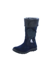 Ricosta, M&auml;dchen Winterstiefel 'Blinkies', Navy / Rauchblau / Silber