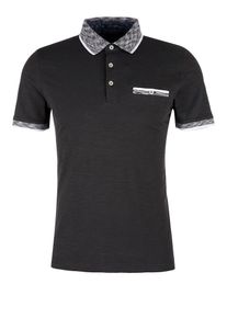 s.Oliver RED LABEL, Herren Poloshirt, Schwarz / Weiß