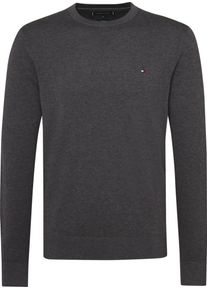 Tommy Hilfiger, Herren Pullover 'Crew Neck', Basaltgrau