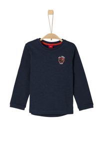 s.Oliver Junior, Longsleeve, Kobaltblau / Gelb / Rot