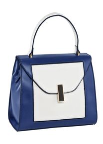 Heine, Damen Tasche, Blau / Weiß