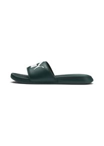 Puma, Herren Badeschuhe 'Popcat Slide', Smaragd / Weiß
