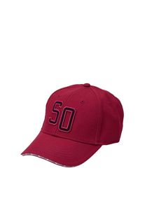 s.Oliver RED LABEL, Herren Cap, Kobaltblau / Karminrot