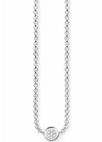 Thomas Sabo, Damen Kette mit Anhänger 'Sparkling Circles, D_KE0003-725-14-L45v', Silber