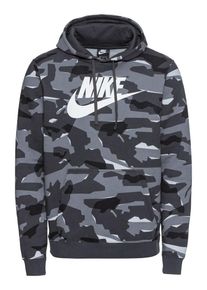 Nike Sportswear, Herren Kapuzenpullover, Grau / Schwarz