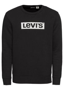 Levi's LEVI'S, Herren Sweatshirt 'GRAPHIC CREW B', Schwarz / Weiß