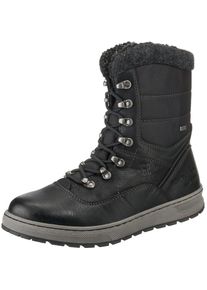 Tom Tailor, Damen Winterstiefel, Dunkelgrau / Schwarz