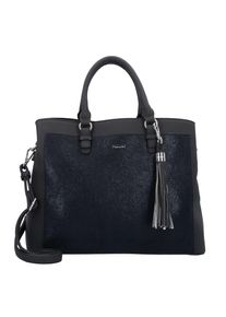 Tamaris, Damen Handtasche 'Elsa', Schwarz / Schwarzmeliert