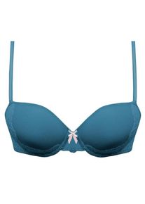 Lascana, Damen Push-up-BH, Petrol