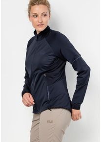 Jack Wolfskin, Damen Funktionsjacke 'GRAVITY TRAIL JACKET WOMEN', Nachtblau
