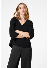 Hallhuber, Damen Bluse, Schwarz