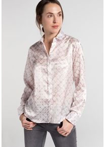 Eterna, Damen Bluse, Rosé / Weiß