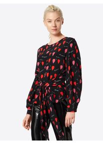 Heine, Damen Bluse, Rot / Schwarz