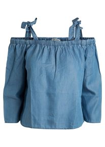 Pieces, Damen Bluse, Blue Denim