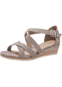 Pier One, Damen Sandaletten, Beige / Taupe