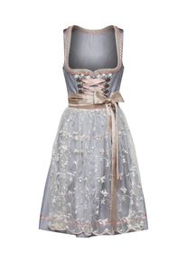 Krüger Dirndl Krüger Madl, Damen Dirndl, Grau / Taupe