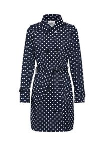 EDC by Esprit, Damen Trenchcoat, Navy / Wei&szlig;