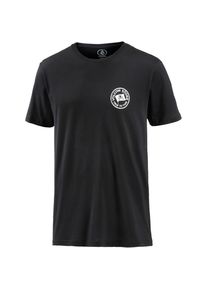 Volcom, Herren T-Shirt 'Flag', Schwarz / Wei&szlig;