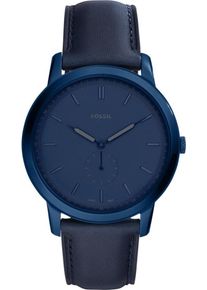 Fossil, Herren Quarzuhr 'THE MINIMALIST - MONO, FS5448', Dunkelblau