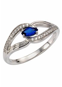 Firetti, Damen Fingerring, Blau / Silber