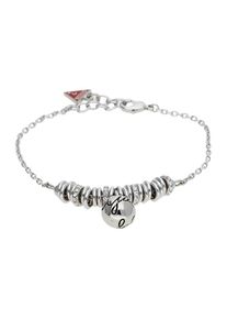 Guess, Damen Armband 'UBB11310', Rot / Silber