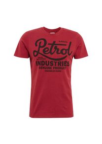 PETROL INDUSTRIES, Herren T-Shirt, Rot / Schwarz