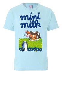 logoshirt, Herren T-Shirt 'MINI MILK', Hellblau