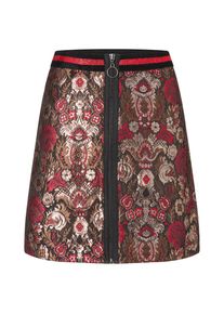 ONE MORE STORY, Damen Rock, Beigemeliert / Braun / Rot / Schwarz